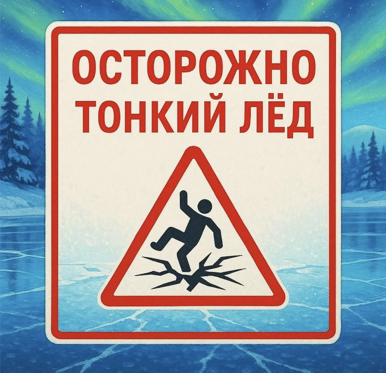 🔔 Внимание! На водоемах Якутии начинается ледостав!