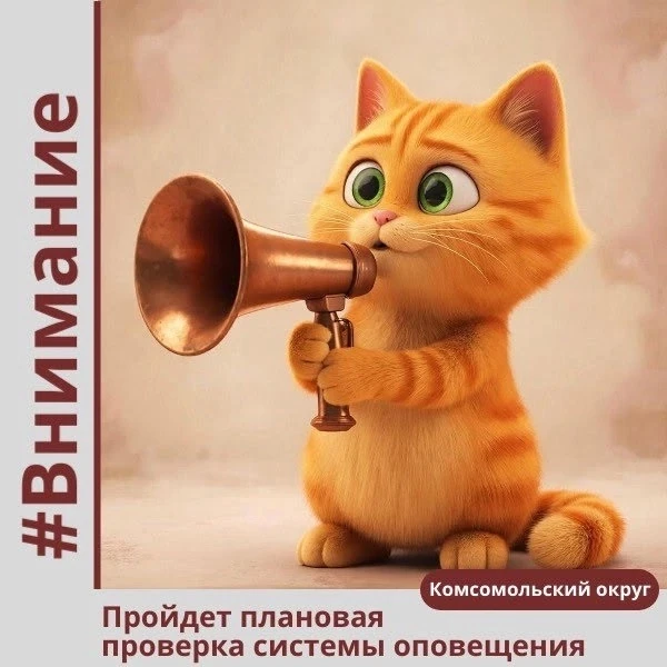 ⚡Плановая проверка региональной системы оповещения населения пройдет 9 октября.