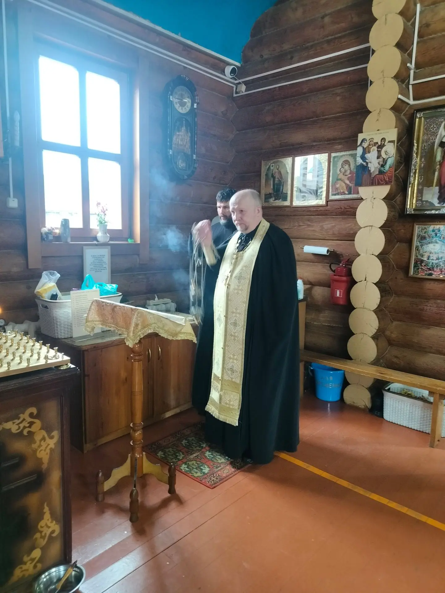 Сегодня по окончании Божественной Литургии мы вместе возносили молитвы.