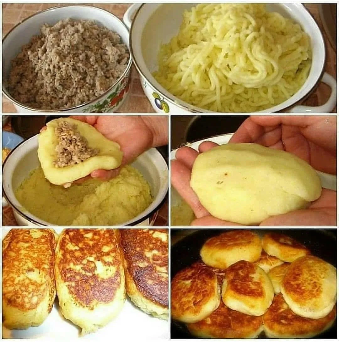 Готовим картофельные зразы🍔