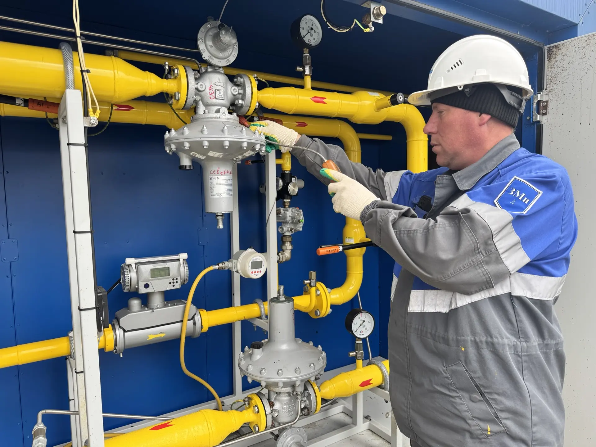 В деревне Северное Москаленского района подключена к газу новая модульная котельная. Пе...