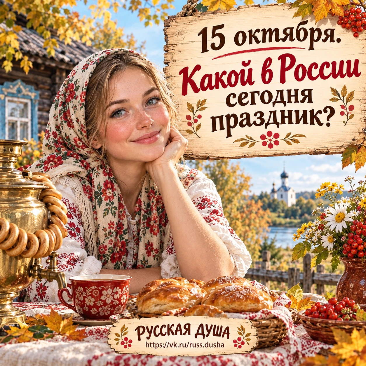 🍂 **15 ОКТЯБРЯ — КАКОЙ СЕГОДНЯ ПРАЗДНИК? 🇷🇺**