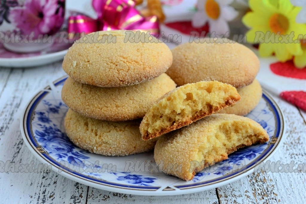 Печенье из манки без муки