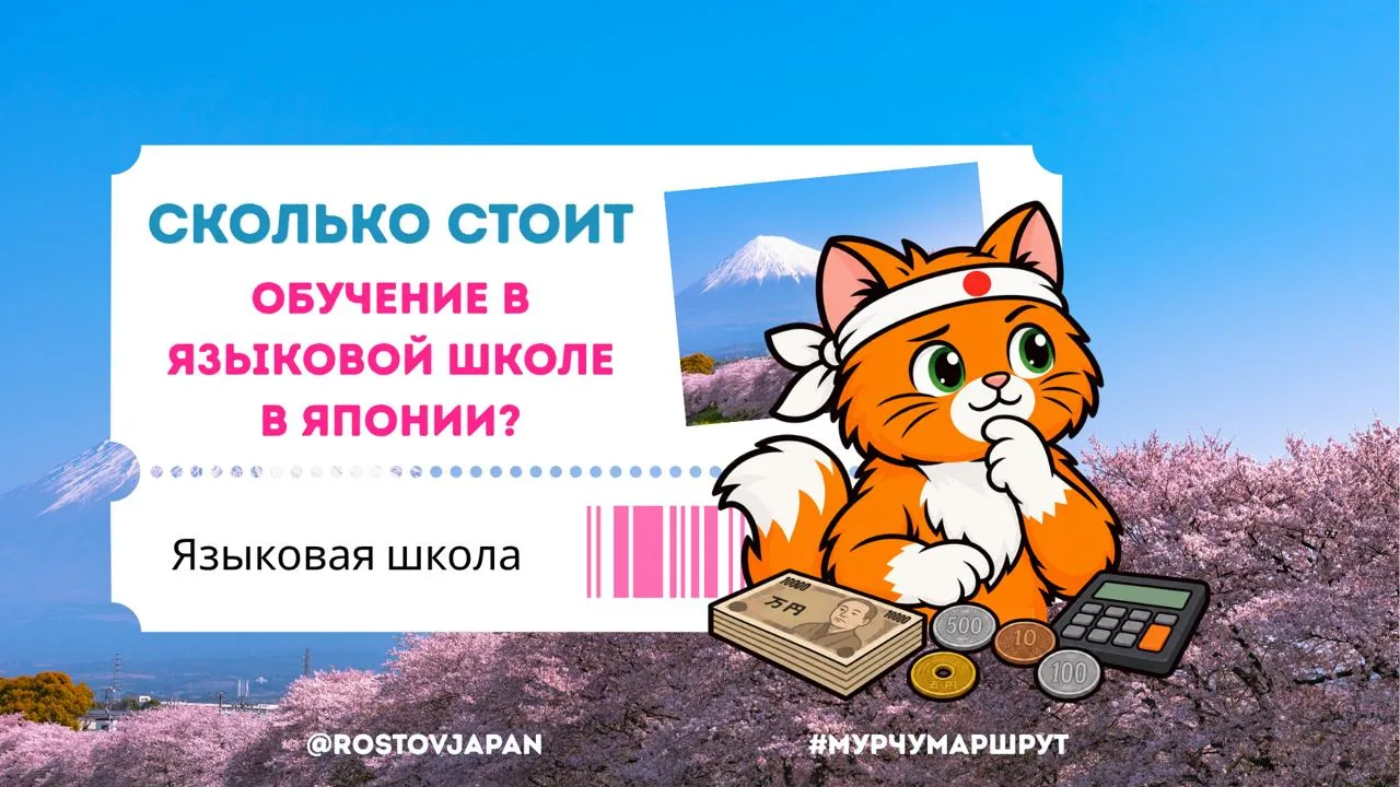 🇯🇵 Сколько стоит языковая школа в Японии в 2027 году?