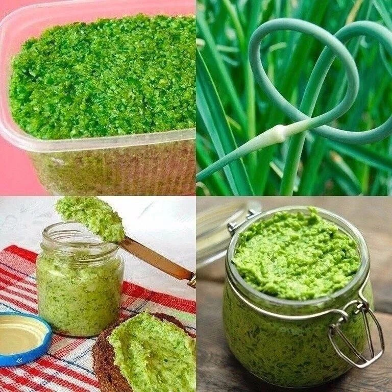 🌿 ПАСТА ИЗ ЧЕСНОЧНЫХ СТРЕЛОК