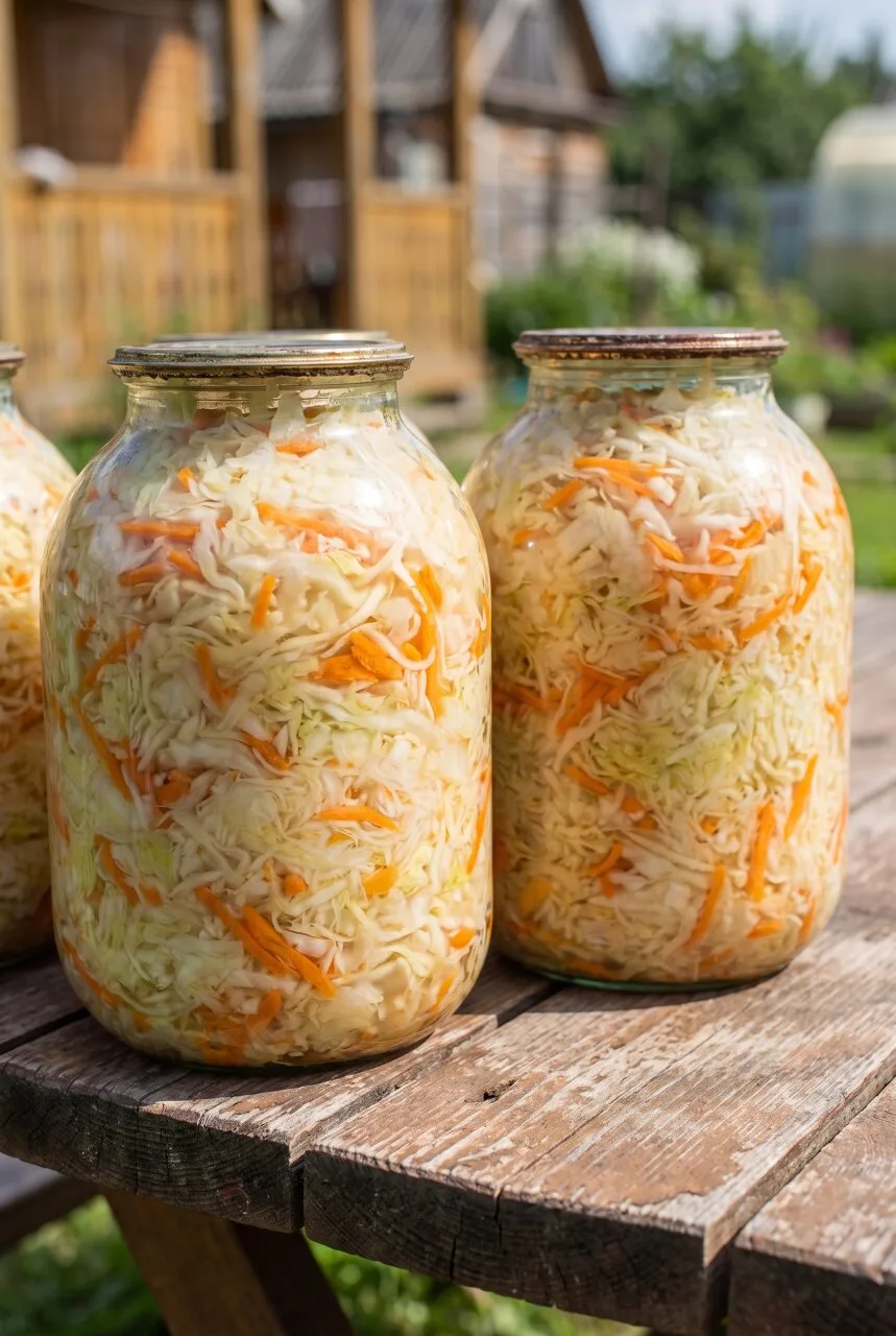 Щепотка корицы придает маринованной капусте тонкую пряную нотку, и привычная закуска по...