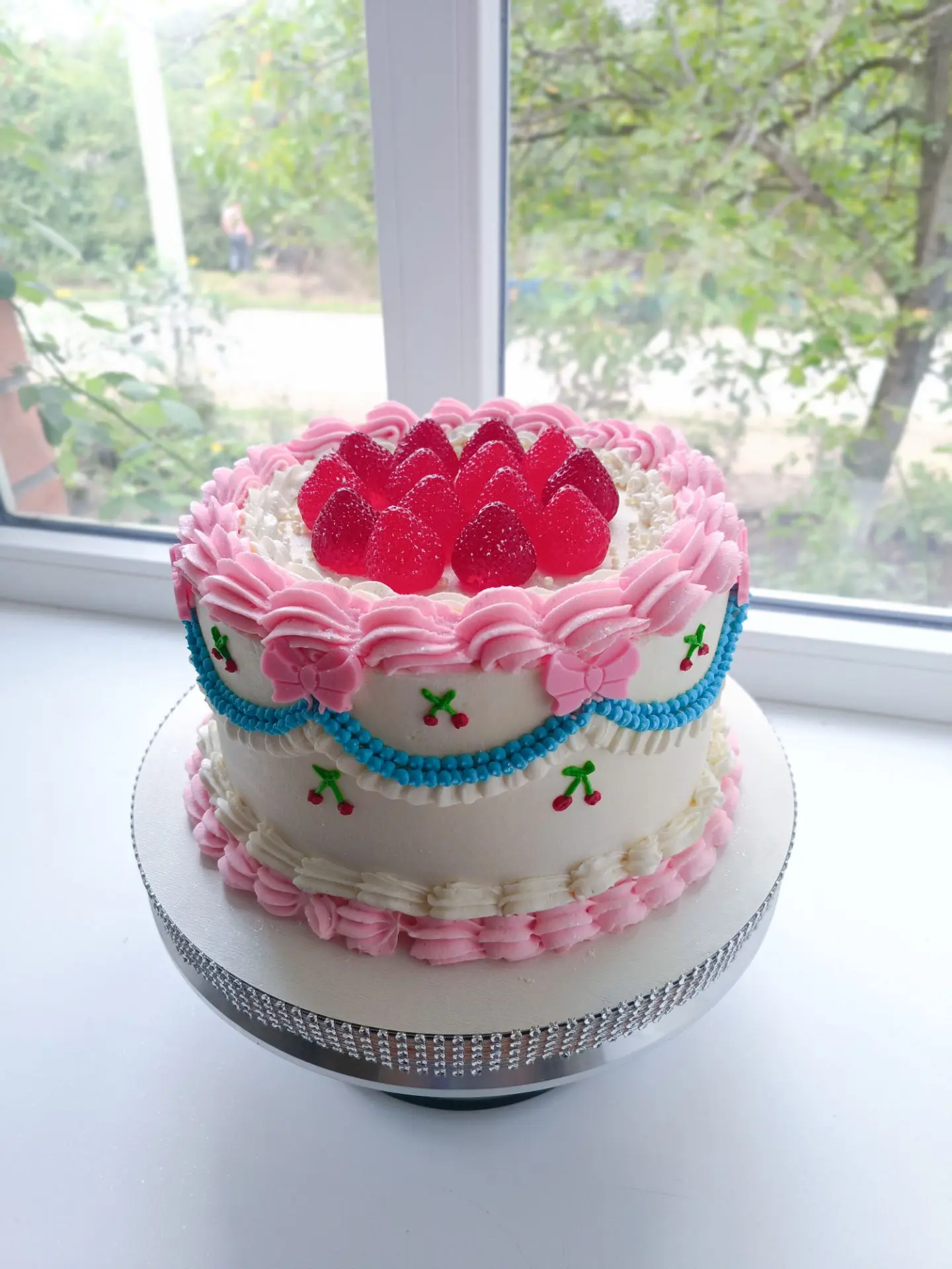 Тортик для милой девчушки на день рождения!💖❤🎂Поздравляю от всей души!💖❤💖Начинка "Т...