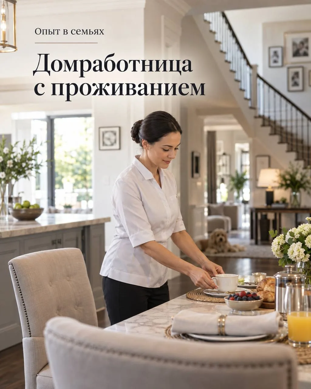 ДОМРАБОТНИЦА С ПРОЖИВАНИЕМ