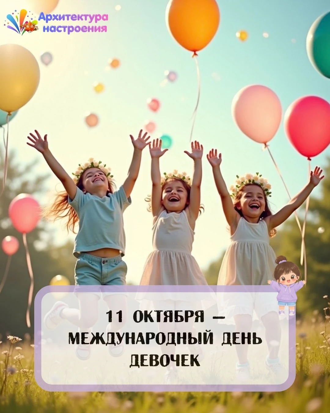 11 октября 🌸 Международный день девочек! 🌸