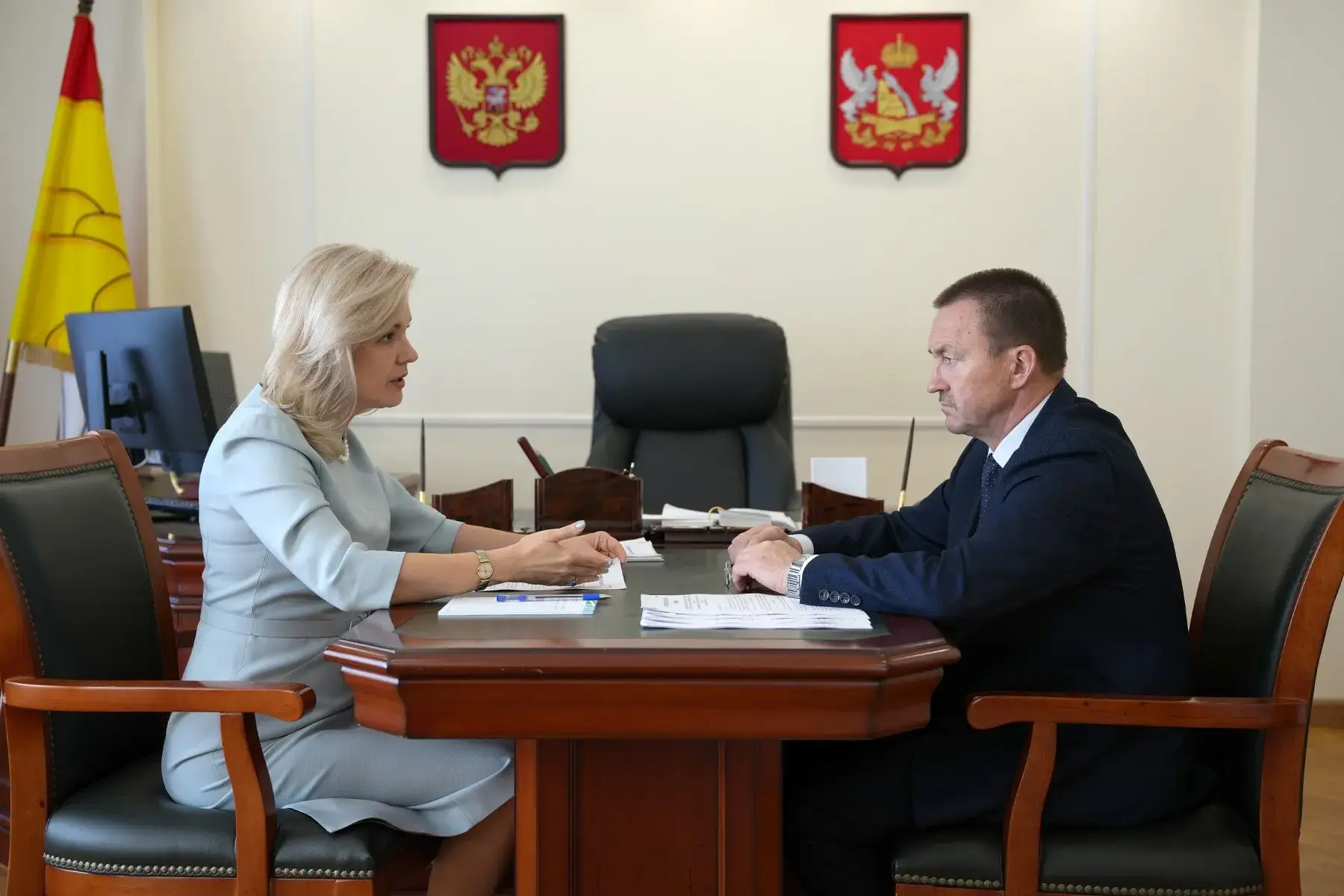 💪 Свой День рождения провожу продуктивно. Сегодня встретилась с председателем Воронежс...