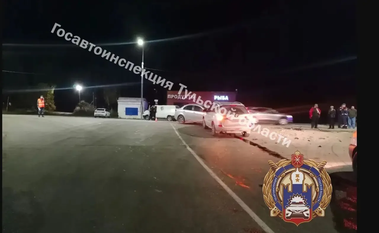 ⚡️В массовом ДТП на трассе Тула – Белев пострадал ребенок