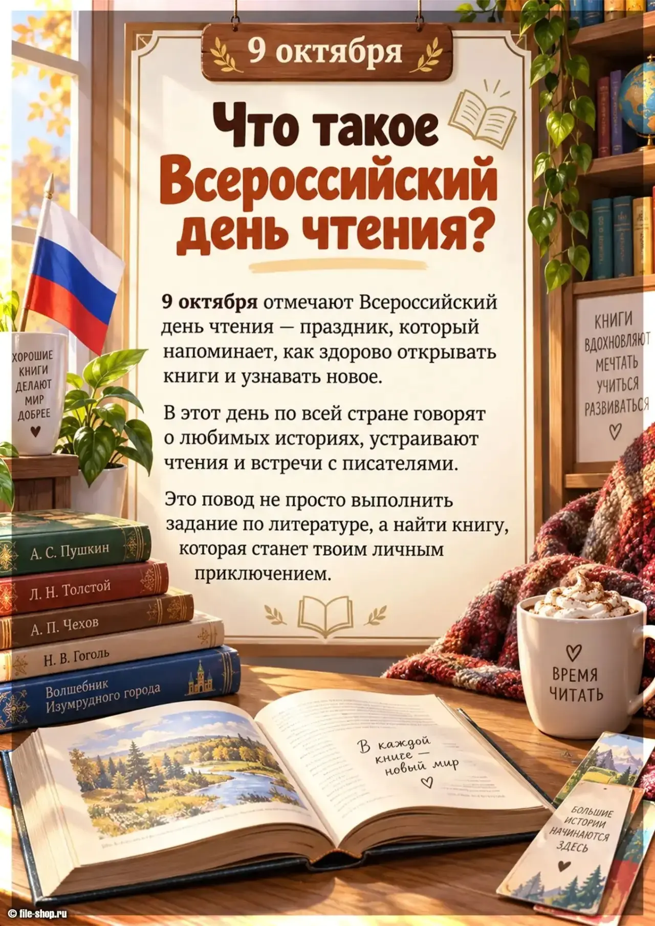 📚✨ Всероссийский день чтения в Луганской гимназии №52 📖