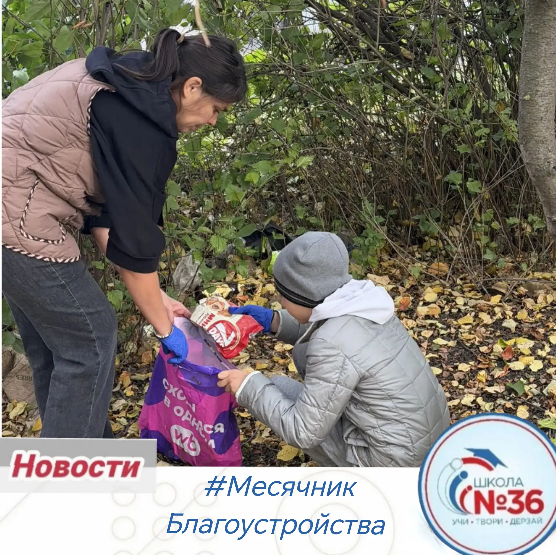 🧹 Чистый двор — работа 4А!