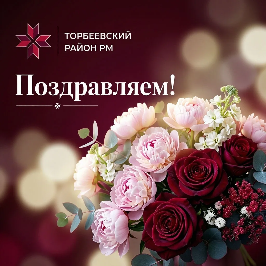 Администрация Торбеевского муниципального района от всей души поздравляет Велину Любовь...