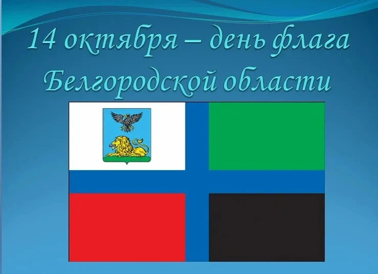 14 октября наша область  отмечает День флага Белгородской области.