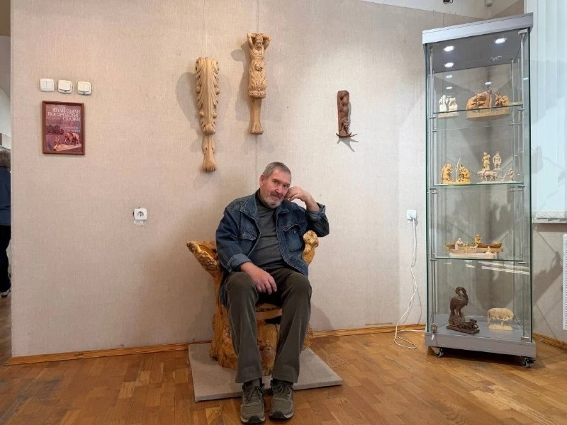 🎨 Более 50 резных работ мастера — в Раменском музее
