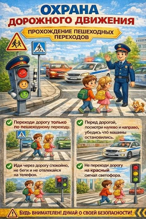 🚦 Безопасность на дороге — наша общая забота!