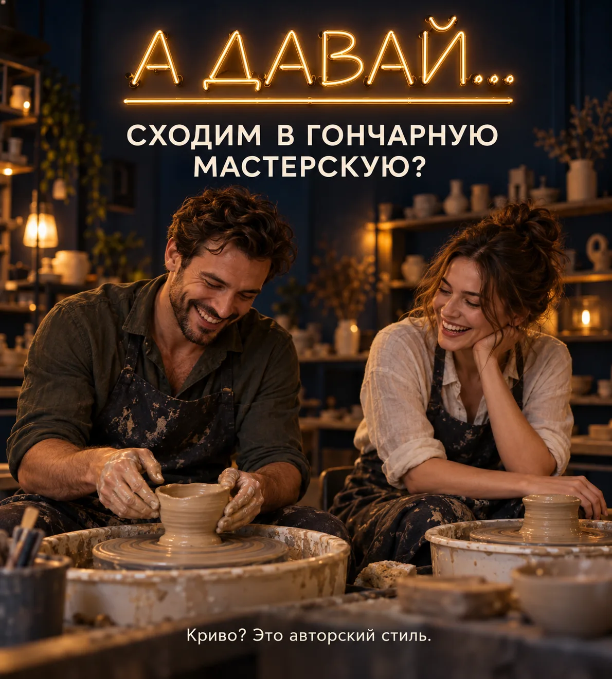 А давай сходим в гончарную мастерскую?