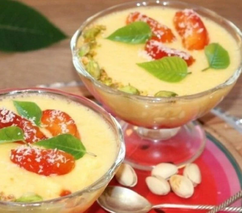 🍊 Воздушный апельсиновый мусс со сливой