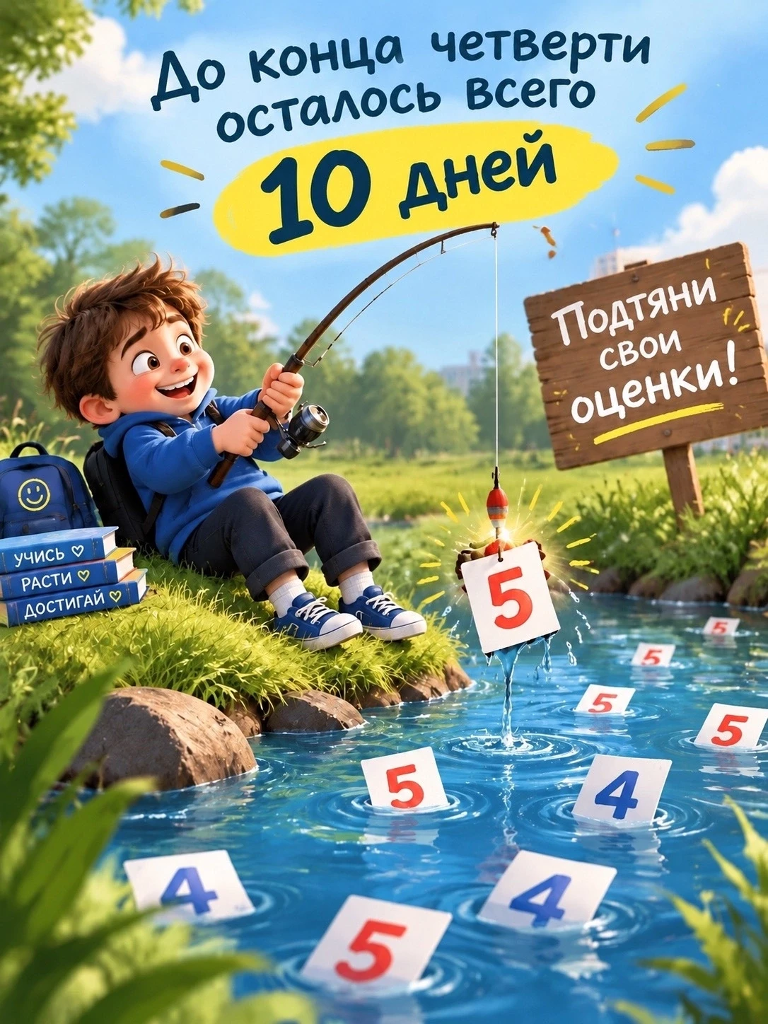 🎉 До конца первой четверти — всего 10 дней! 🎉