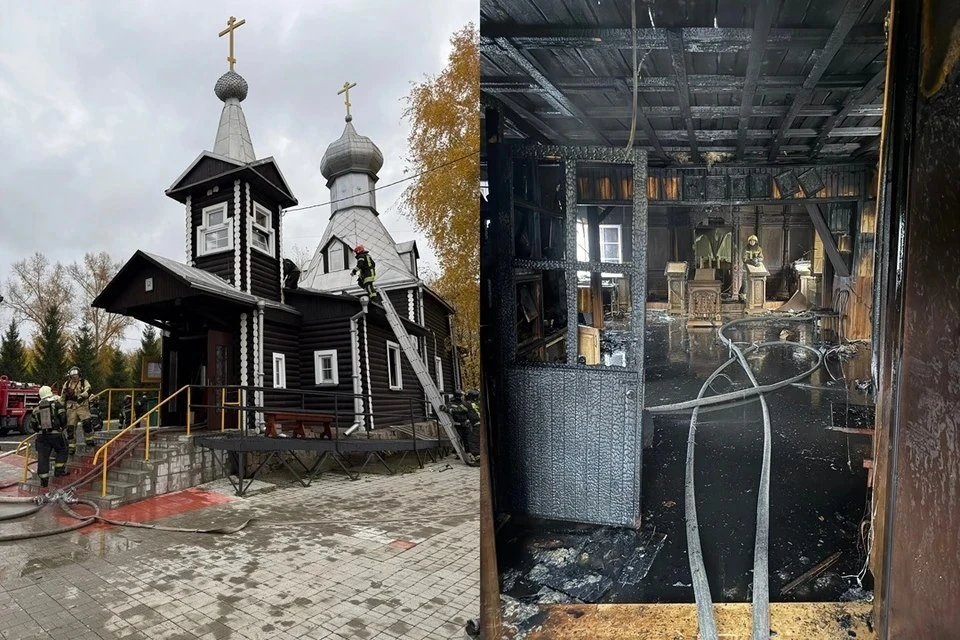 В Новосибирске собирают средства на восстановление храма после пожара