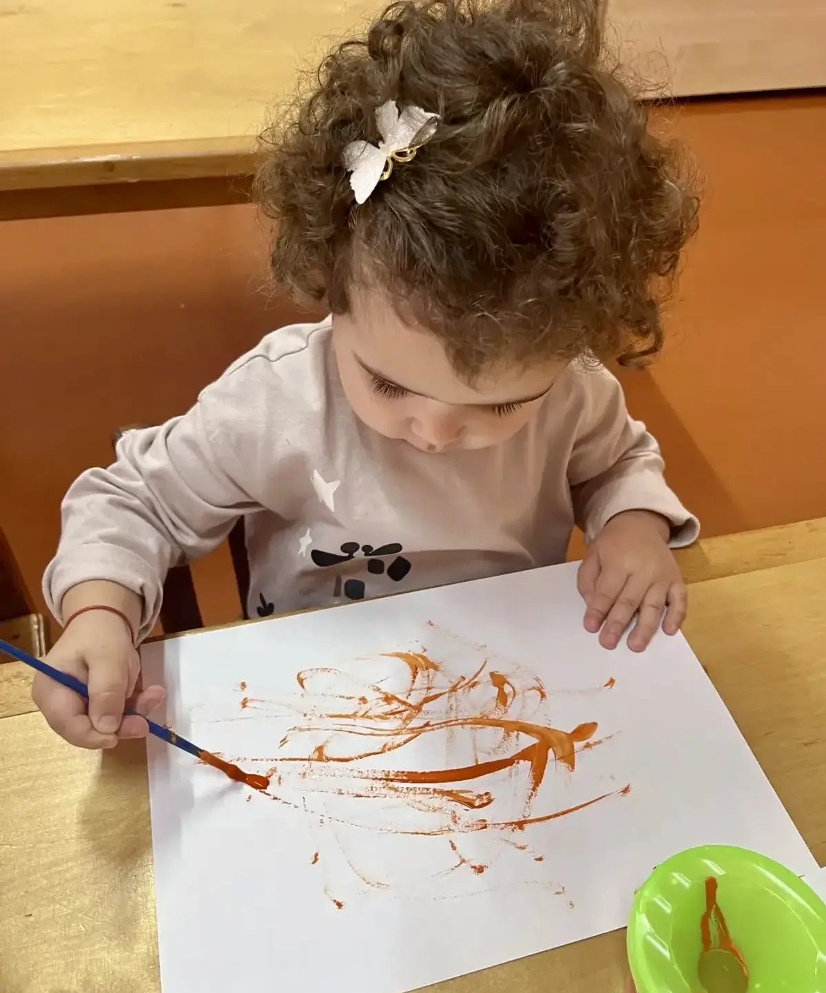 🎨 Первое знакомство с гуашью в ясельной группе детского сада с. Ногкау! 😍