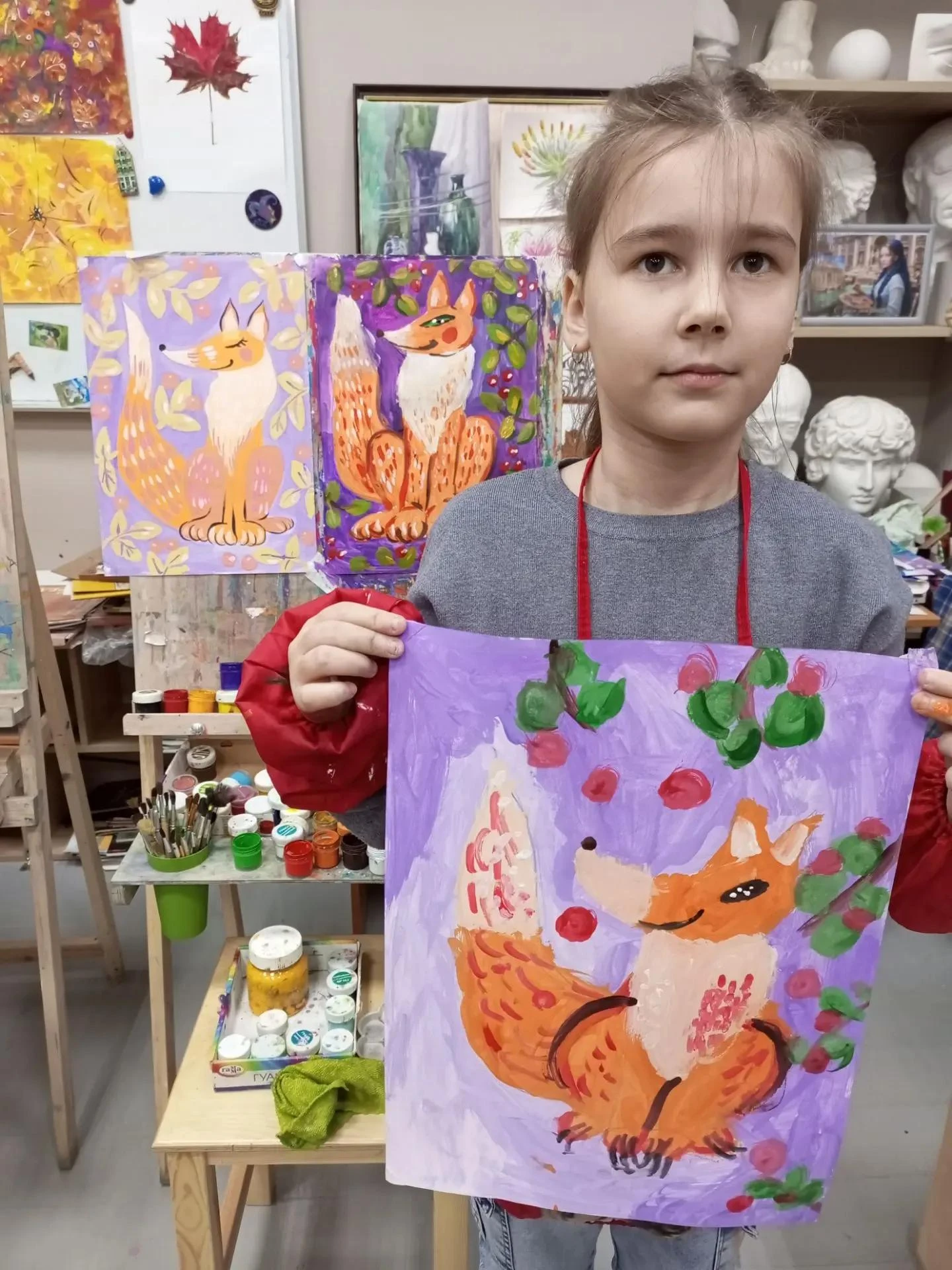 🍁 Тёплый вечер в фиолетово‑оранжевом колорите 🍁