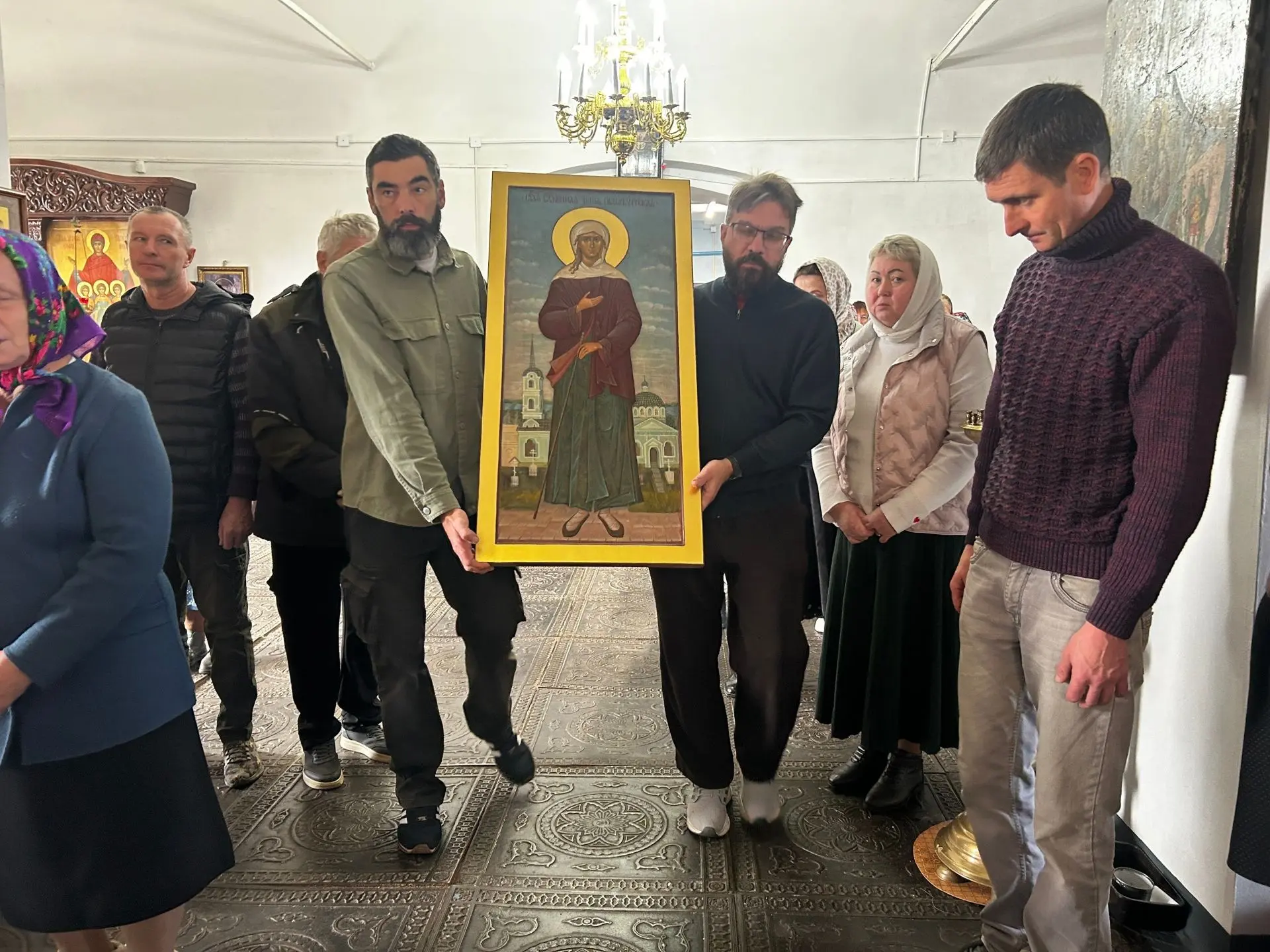 🙏 Спешим поделиться радостной новостью: в Сокольском храме появилась икона святой блаж...