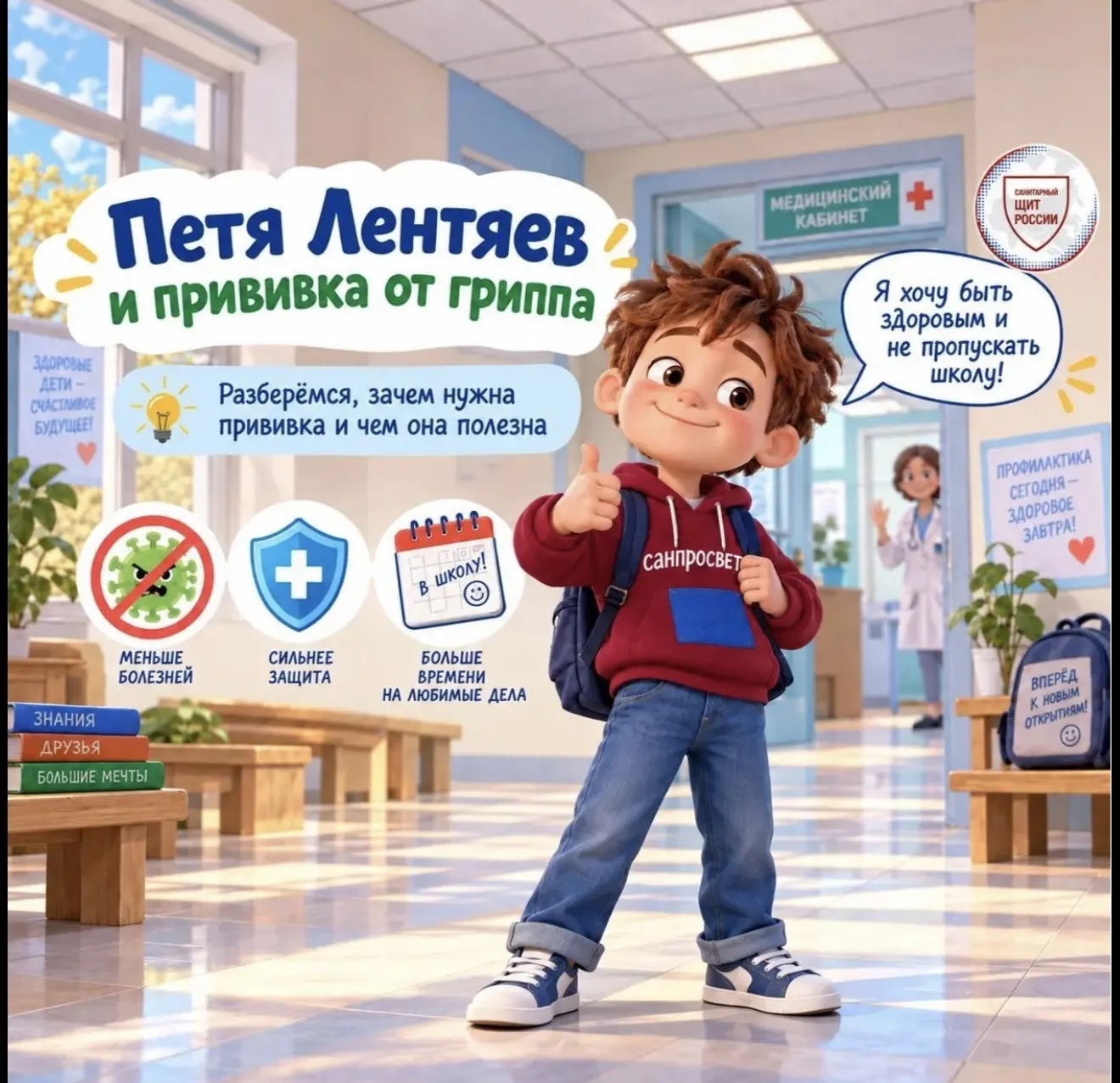 🥱 Даже Петя Лентяев знает: как не свалиться с гриппом и ОРВИ?