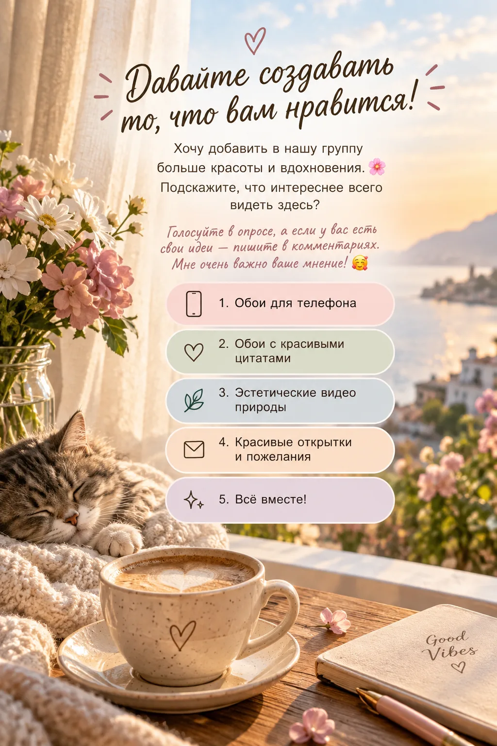💕 Давайте создавать то, что вам нравится!