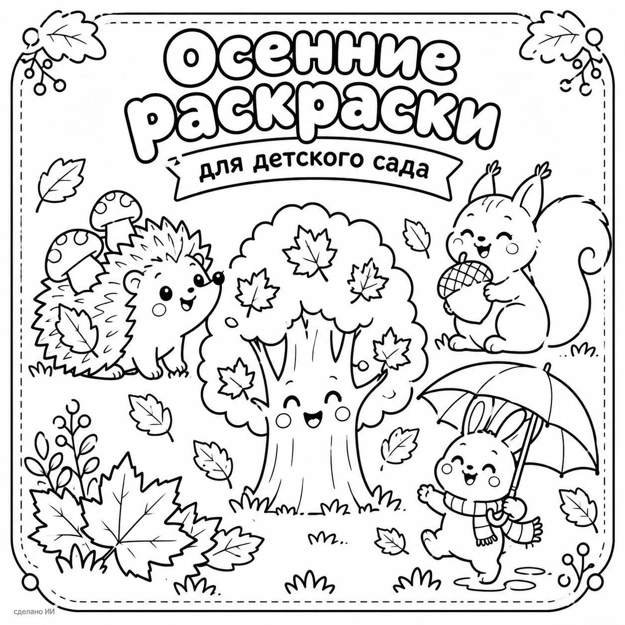🍂Осень — отличный повод достать карандаши и добавить немного цвета!