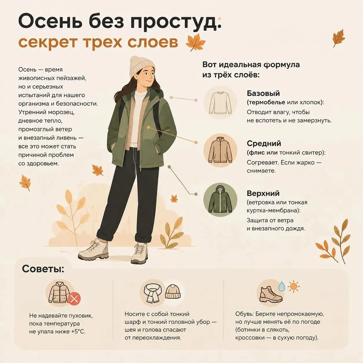 Осень без простуд: секрет трех слоев🍁