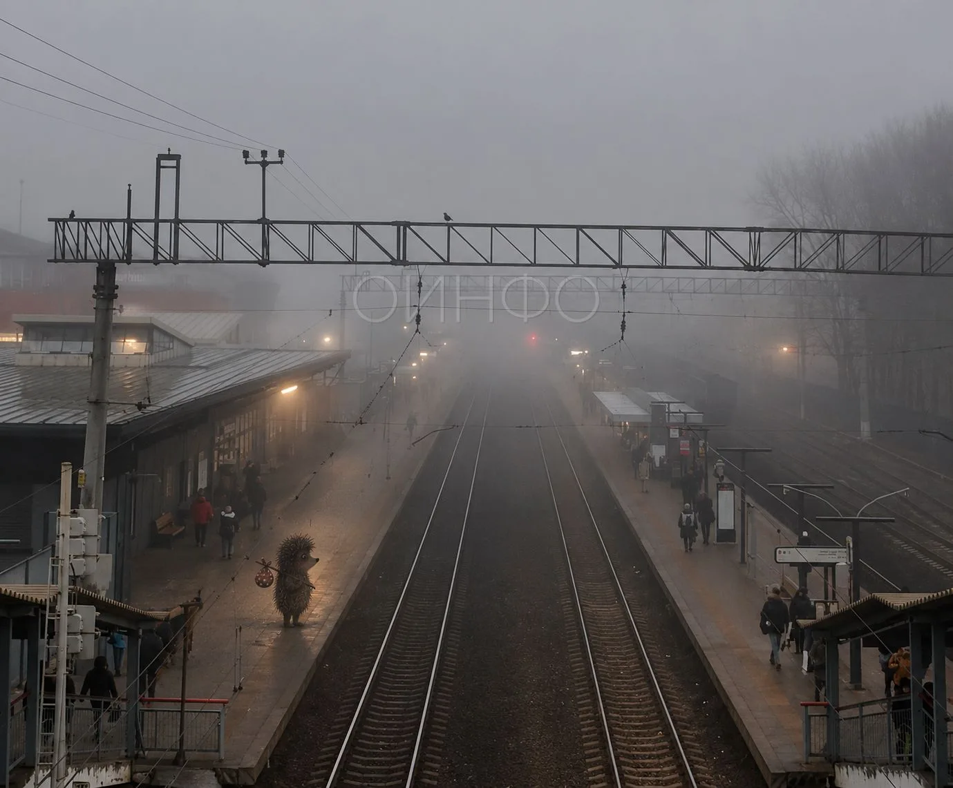 С самого утра Одинцово во власти тумана 💨