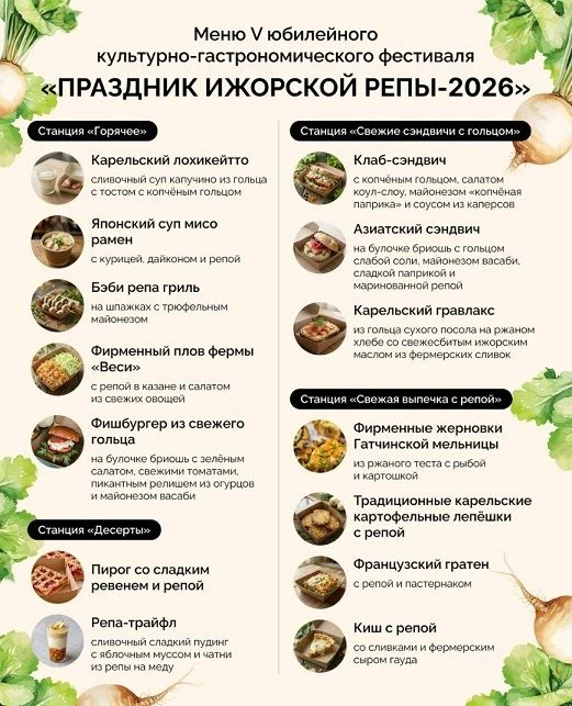 На празднике Ижорской репы угостят беби-репой под домашним трюфельным майонезом и не то...