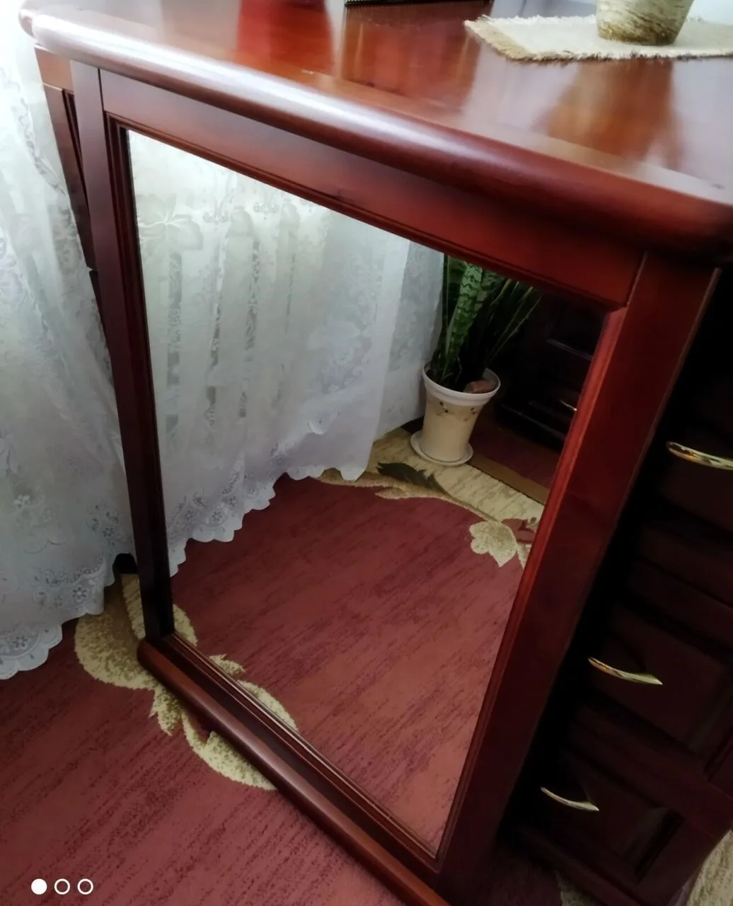 Продам зеркало в деревянной раме из ольхи, Макеевка, Гвардейка, 18т