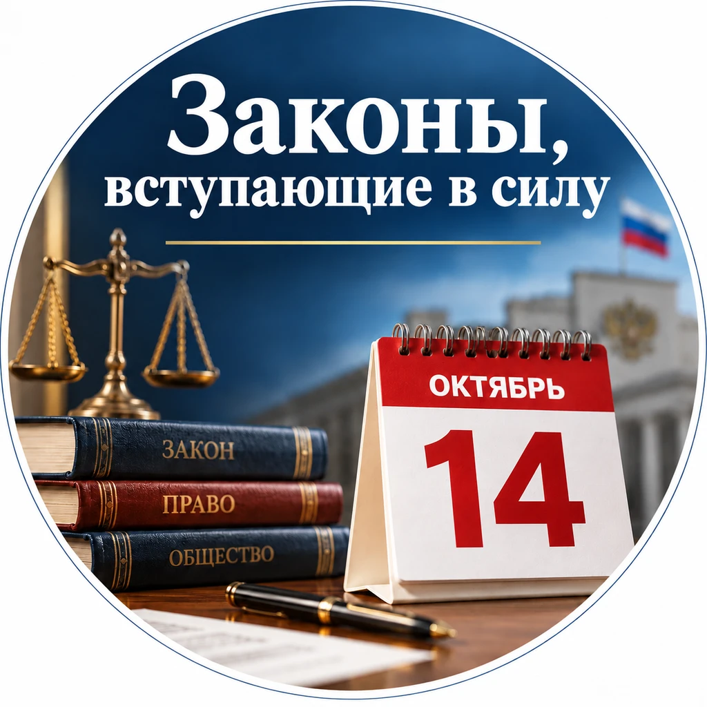 Законы, вступающие в силу с 14 октября