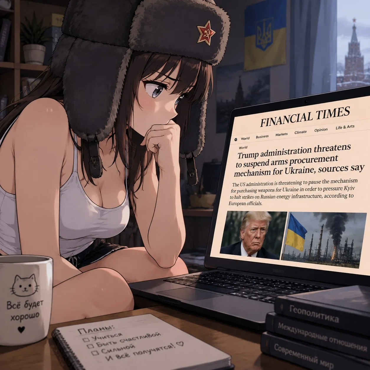 Администрация Трампа 🗣 угрожает приостановить механизм закупок оружия для Украины, что...