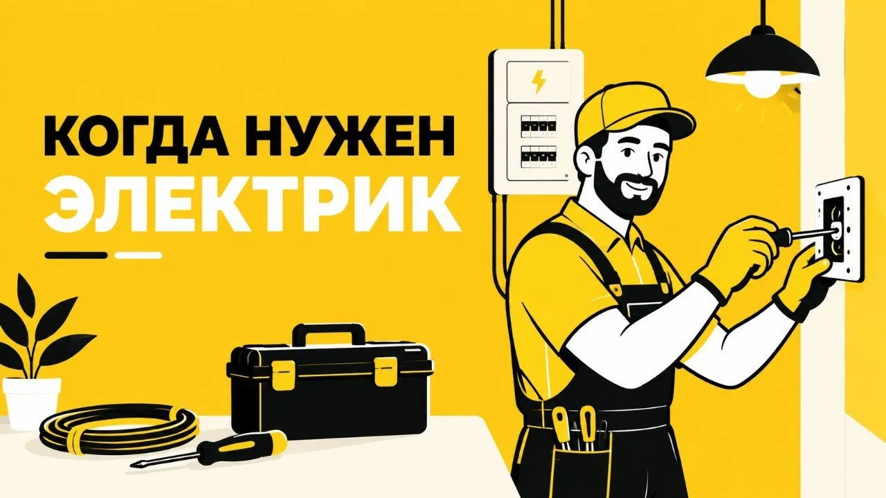 ⚡ Электрика требует внимания?
