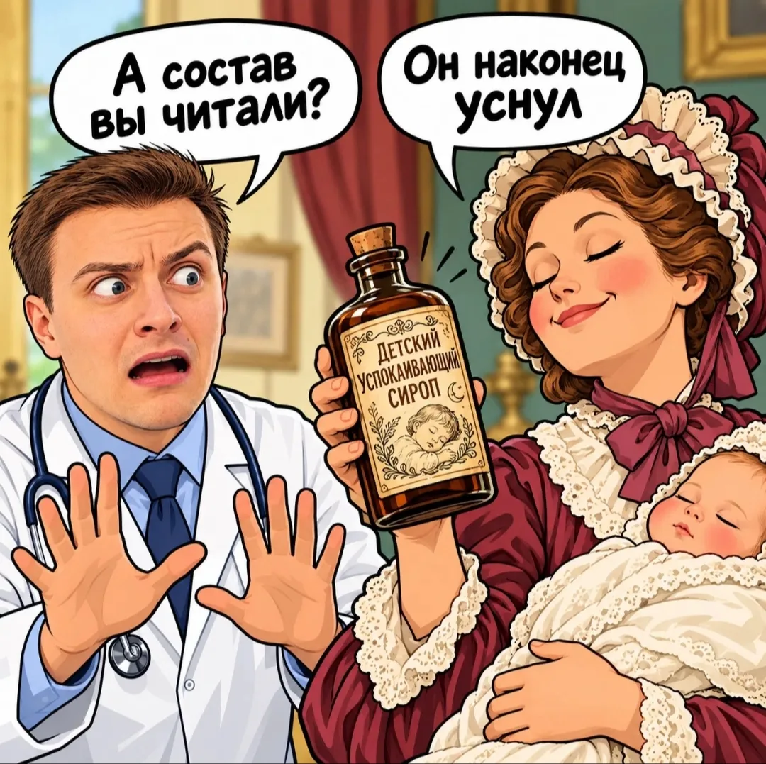 Зачем в детские сиропы добавляли морфин?