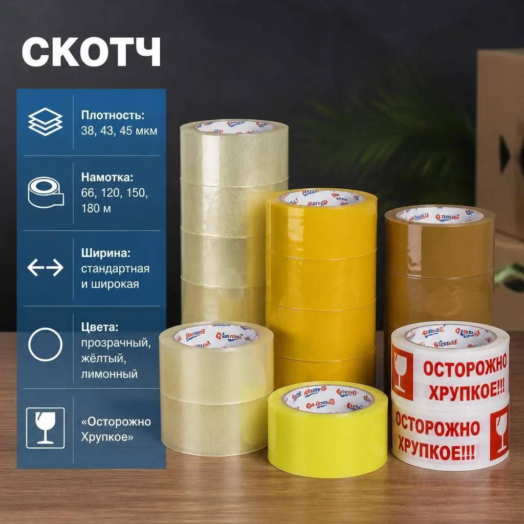 📦 Скотч — вроде мелочь, а без него никуда!