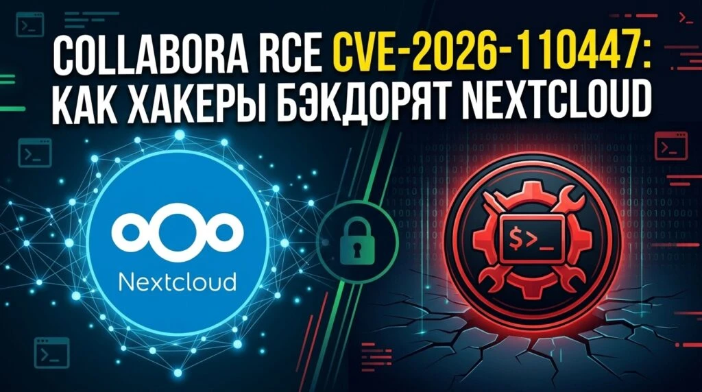 🔧 Collabora RCE CVE-2026-110447: как хакеры бэкдорят Nextcloud