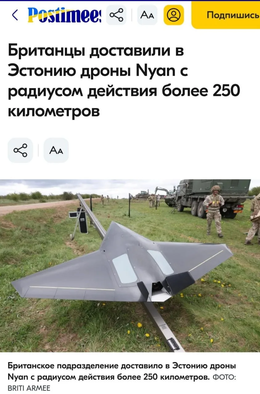 Первые серийные британские дальние дроны-камикадзе Nyan с дальностью 250 км доставлены ...