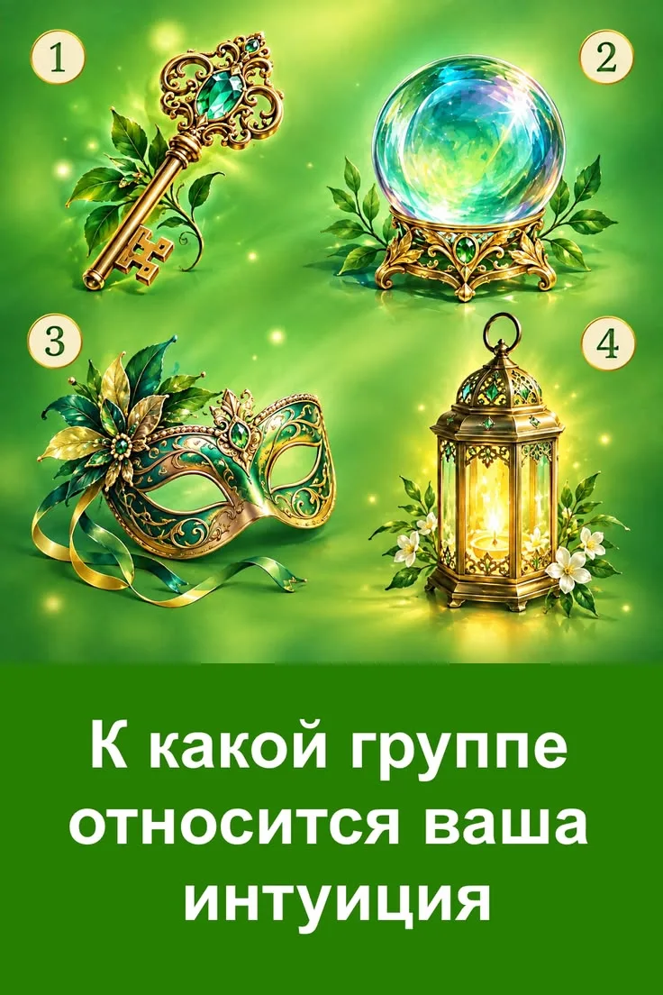 Перед вами четыре символа: ключ, хрустальный шар, маска и фонарь. Каждый из них связан ...