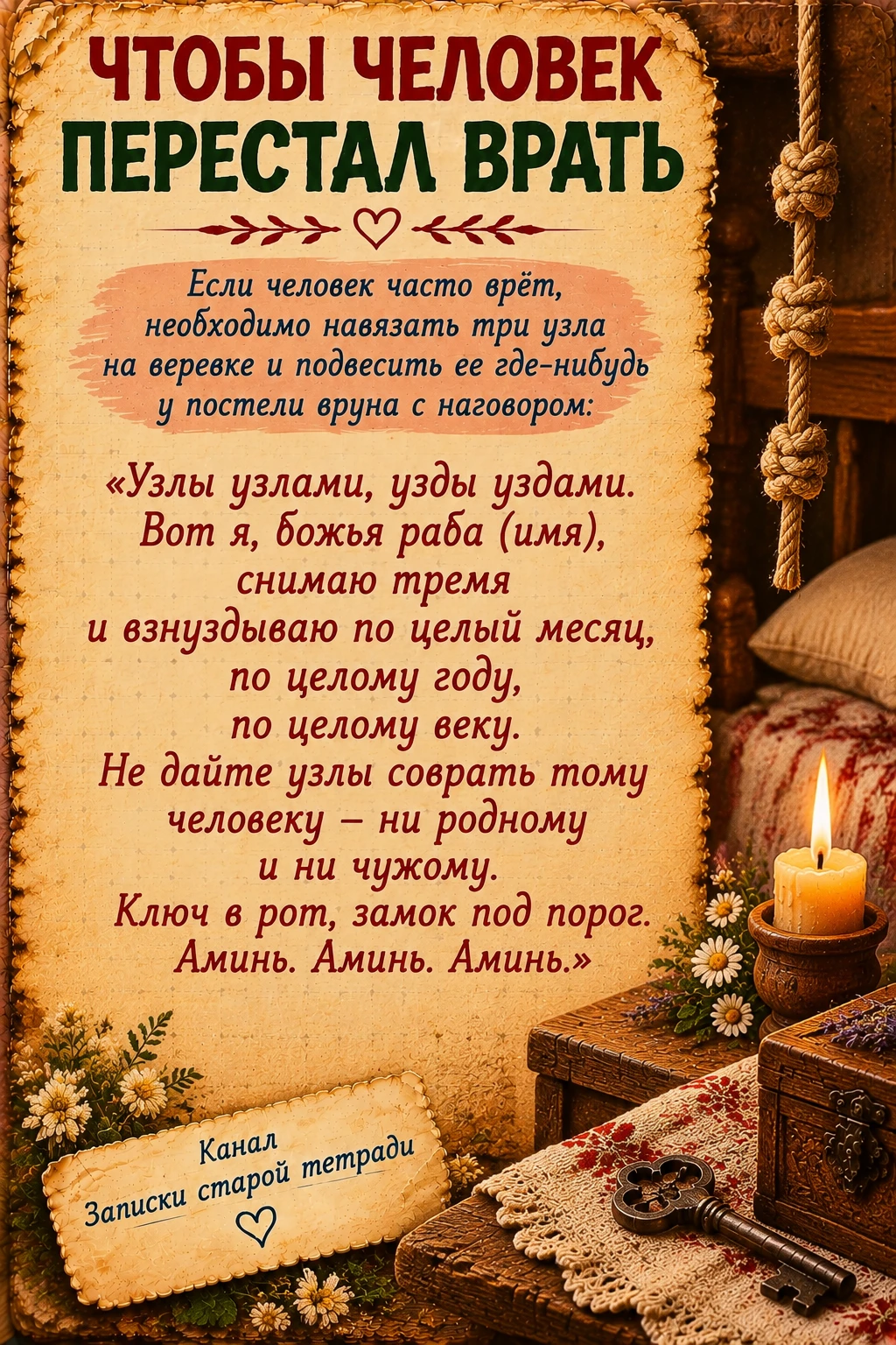 🪢 От вранья