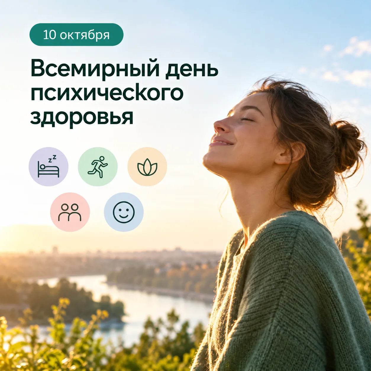10 октября — Всемирный день психического здоровья.
