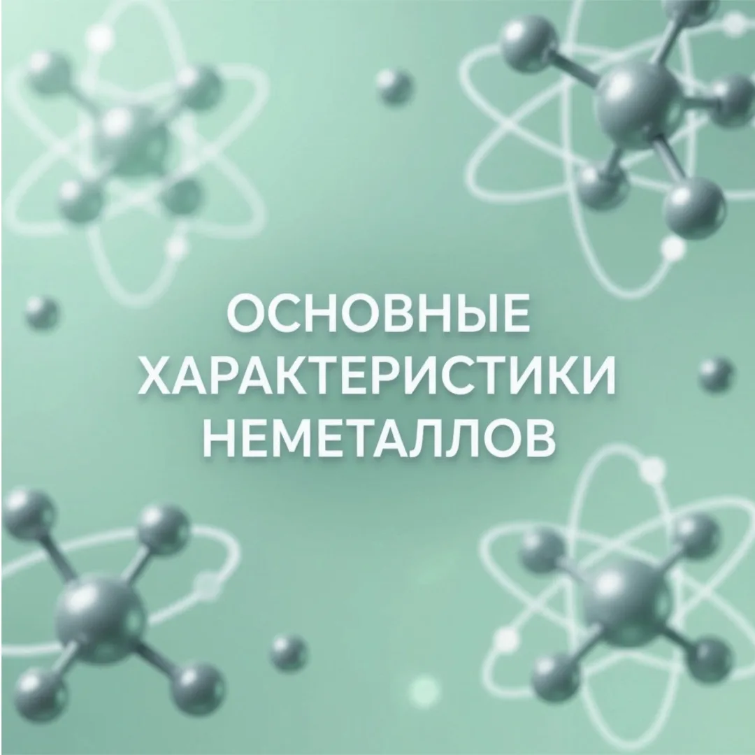 Сегодня открываем большую тему — НЕМЕТАЛЛЫ