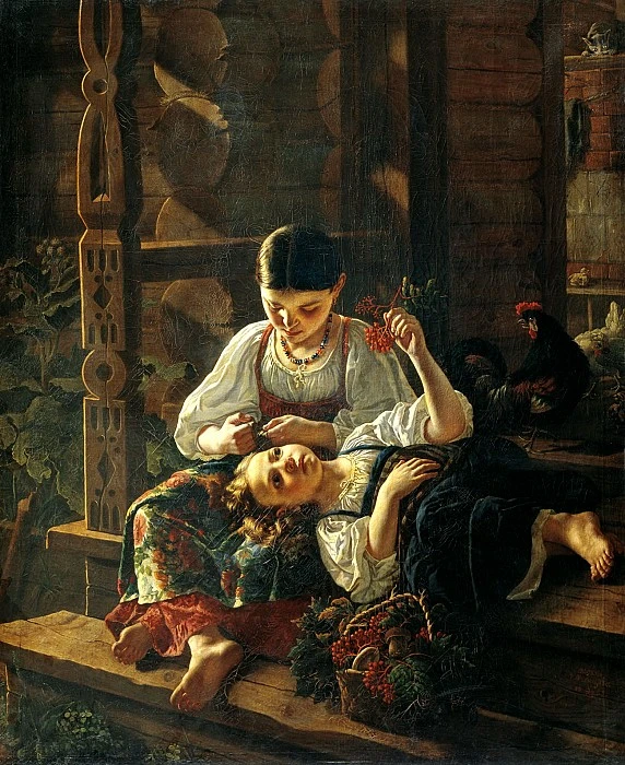 🎨 Тепло русского лета: разбираем картину Ростислава Фелицына «На крыльце избы»