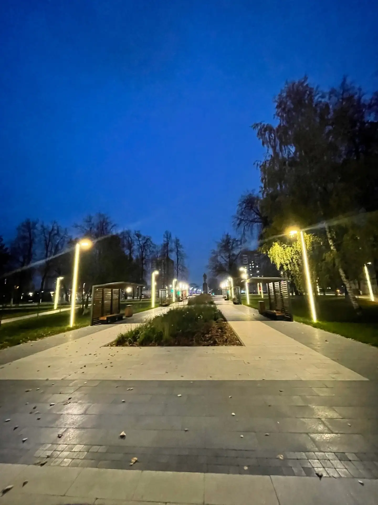 🌆 Вечерняя площадь Ленина в Подольске ✨