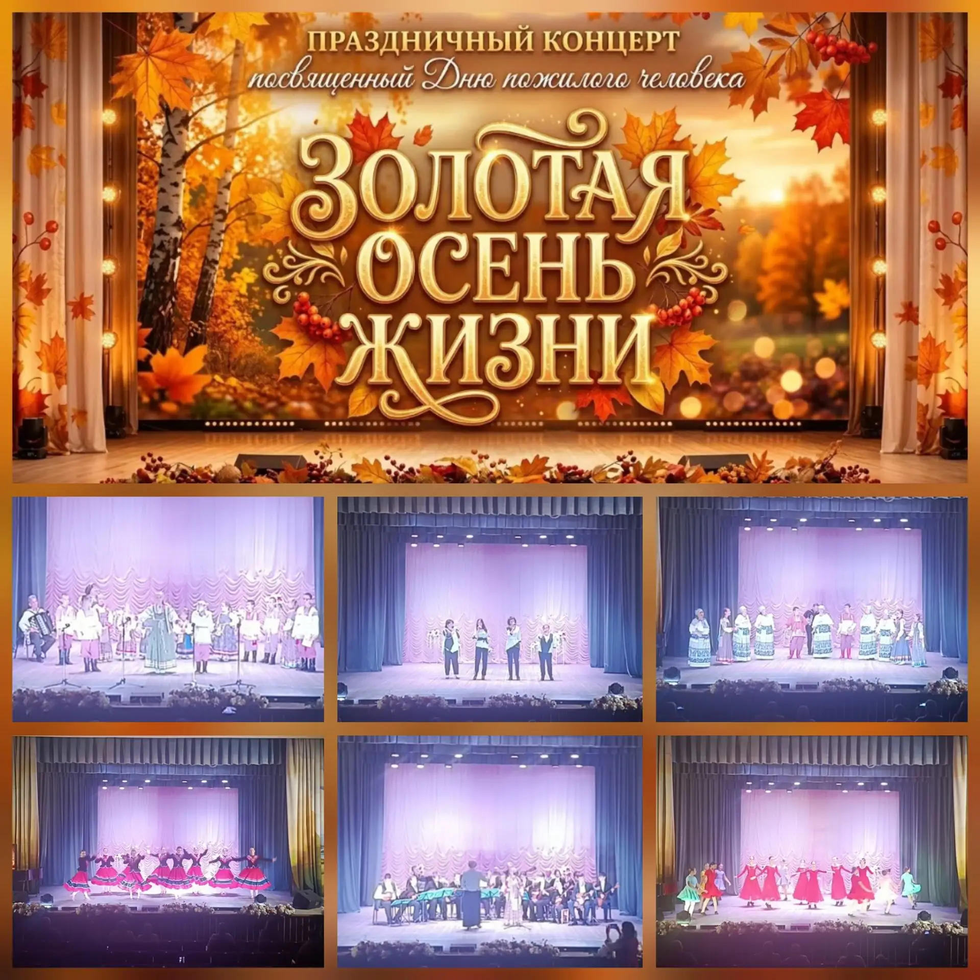 🍂«Золотая осень жизни»: в РДК Лысогорского района прошёл душевный концерт ко Дню пожил...