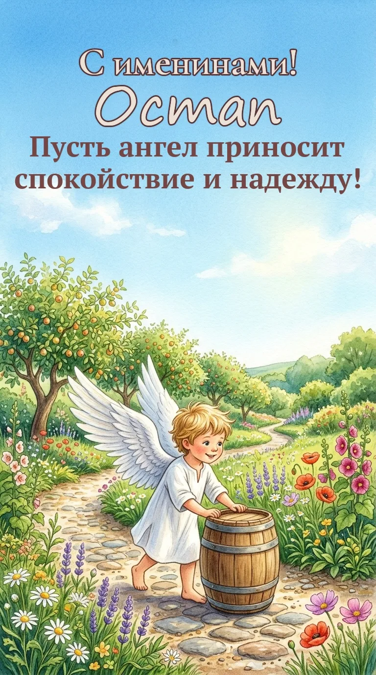 🤍 11 октября — Остап, пусть ангел хранит!